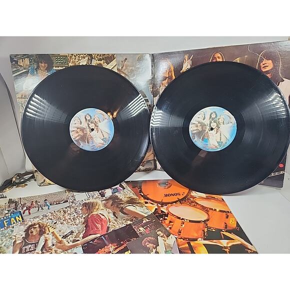 Journey - Captured Double Vinyl LP 1981 - Poster Included - Picture 7 of 10